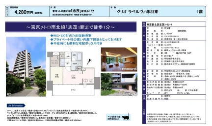 クリオ ラベルヴィ赤羽東 1階 0