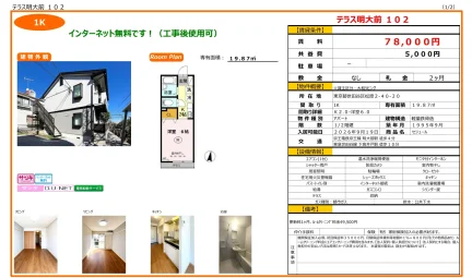テラス明大前 102 0