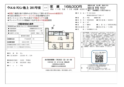 ウエルストン池上 201号室 201号 0
