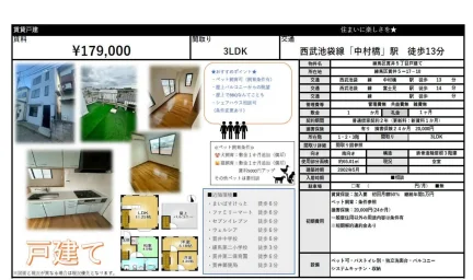 練馬区貫井5丁目戸建て 1号 0