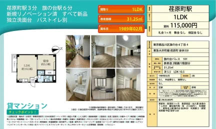 旗の台パレス 101 101号 0