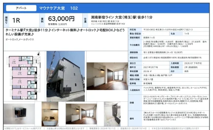 マウナケア大宮 102 0