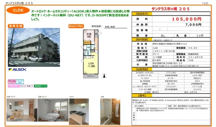 サンテラス市ヶ尾 205 205号 0