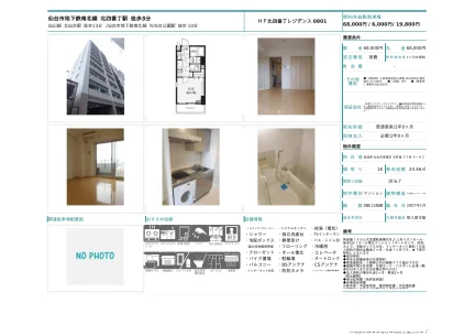 Studio Condo Near Station in Kimachidori 0