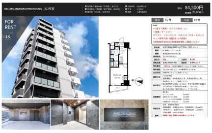 アルコバレーノ横浜子安 202号 0