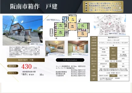 大阪府阪南市箱作 中古戸建 0