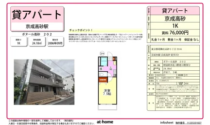 ボヌール高砂 202 202号 0