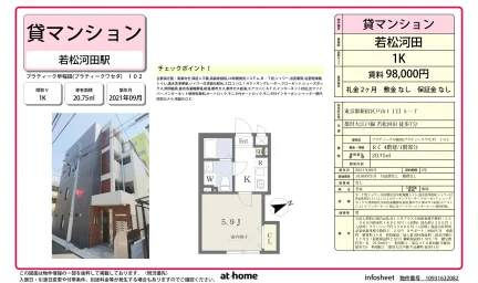 プラティーク早稲田 102号 0
