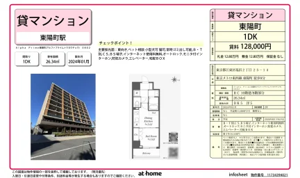 Modern 1DK Condo in Shiohama 0