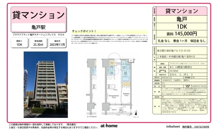 プラウドフラット亀戸ステーションプレイス 0
