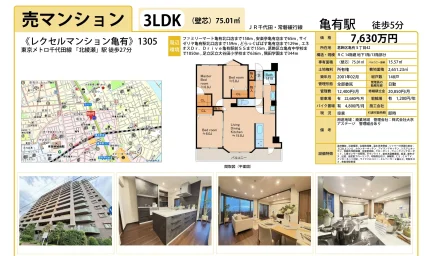 レクセルマンション亀有 1305号 0