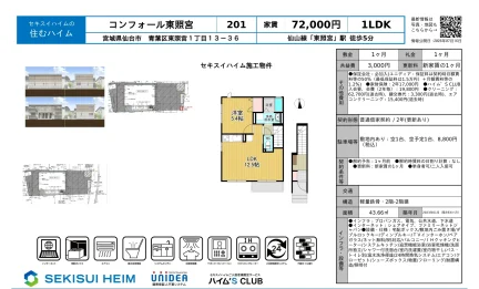 コンフォール東照宮 201号 0