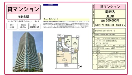 リーフィアタワー海老名ブリスコート 1302 1302 0