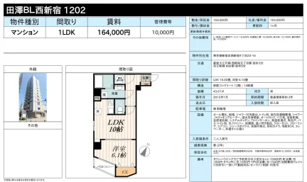 田澤BL西新宿 1202 1202 0