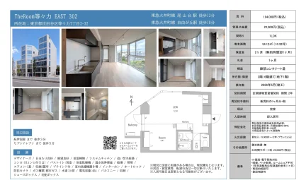 The Room 等々力 EAST 302 302号 0
