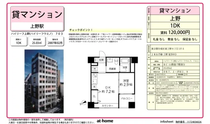 ハイリーフ上野 0