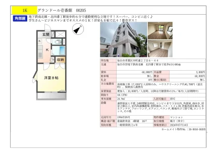グランドール壱番館 205号 0