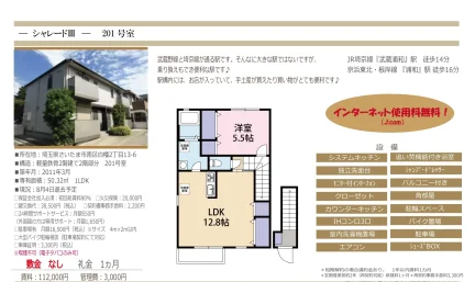 シャレードⅢ 201号 0