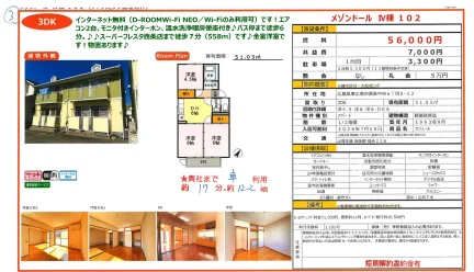 メゾンドール IV棟 102 102号 0