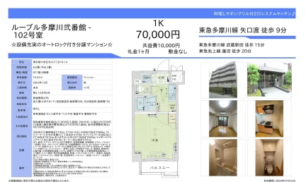 ルーブル多摩川弐番館 102号 0