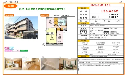 セジュールオッツ 201号 0
