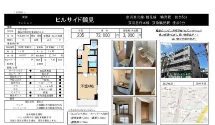 ヒルサイド鶴見 205号 0