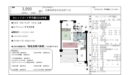 セレッソコート甲子園口 210号 0