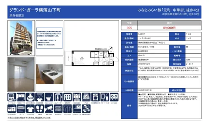 グランド・ガーラ横濱山下町 505号 0