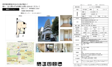 ムーブメンツ西早稲田 301号 0