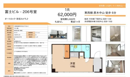 富士ビル 206号 0