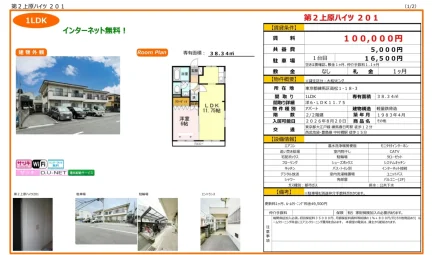 第2上原ハイツ201 201号 0