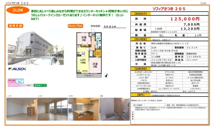 ソフィアさつき 205号 0