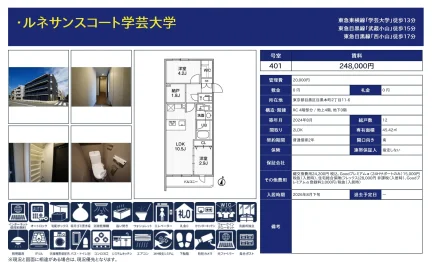 ルネサンスコート学芸大学 401号 0
