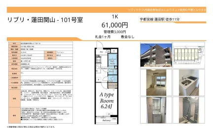 リブリクラブ蓮田関山 101号 0