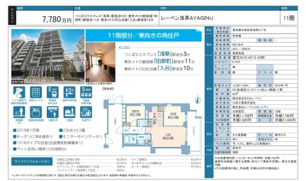 レーベン浅草AYAGINU 11号 0