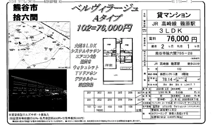 ベルヴィラージュ 102号 0