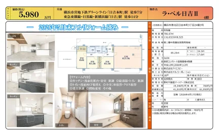 3-Bedroom Condo Near Station in Hiyoshihoncho 0
