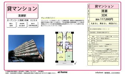 ガーデンコート清瀬３号棟 0