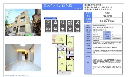 セレスティア西ヶ原 202号 0