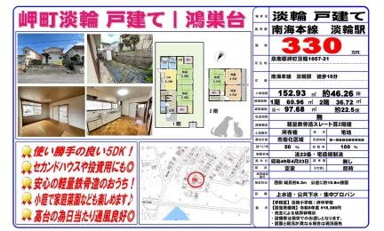 大阪府泉南郡岬町淡輪 中古戸建 0