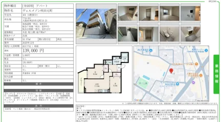 ヴェルメゾン吹田元町 101 0