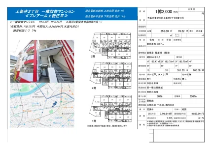 大阪府大阪市東淀川区上新庄2丁目 マンション 0