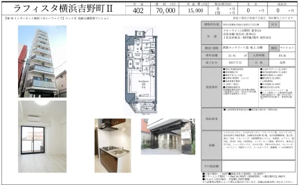ラフィスタ横浜吉野町Ⅱ 402 0