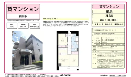 サンセール豊玉B棟 203 0
