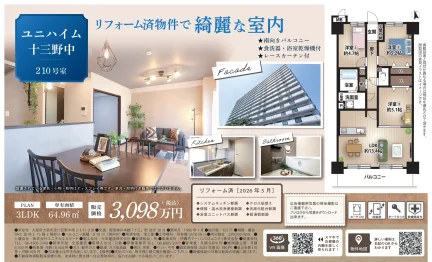 ユニハイム十三野中 0