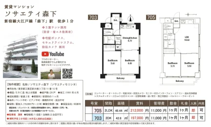 ソサエティ森下 703号 0