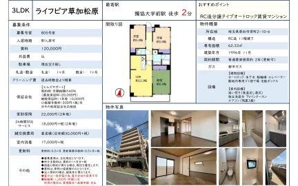 ライフピア草加松原 805号 0