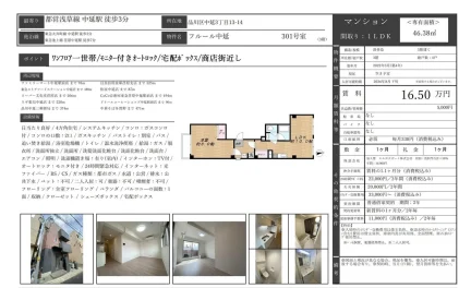 フルール中延 301号 0