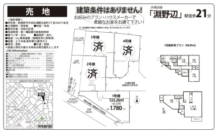 神奈川県相模原市中央区淵野辺本町３丁目 売地 0