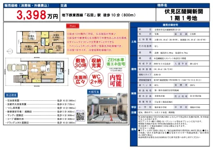 伏見区醍醐新開 1号 0